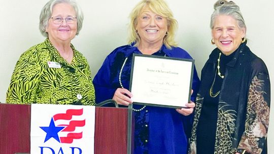 DAR Honors Cross Creek Meadows with Community Service Award