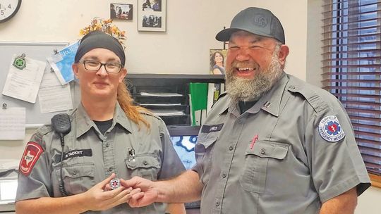 Fairfield EMS Receives Challenge Coins