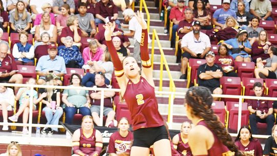 Lady Eagles knock-off Leon in 5; Go 3-1 in West Tourney