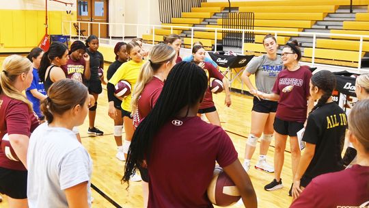 Lady Eagles Start Two-A-Days
