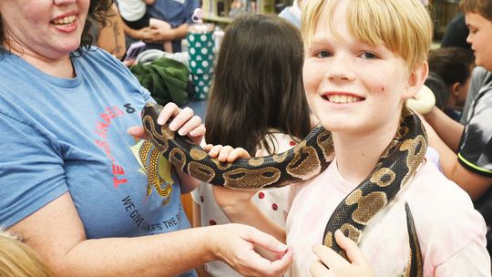 Texas Snakes and More at Fairfield Library
