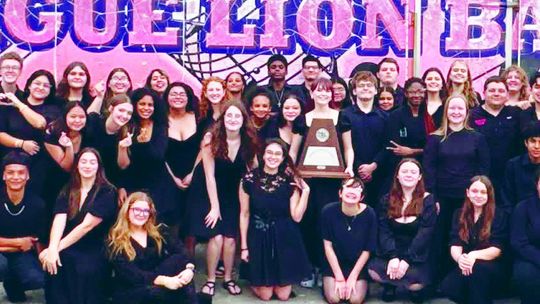 THS Marching Band Earns Straight Ones