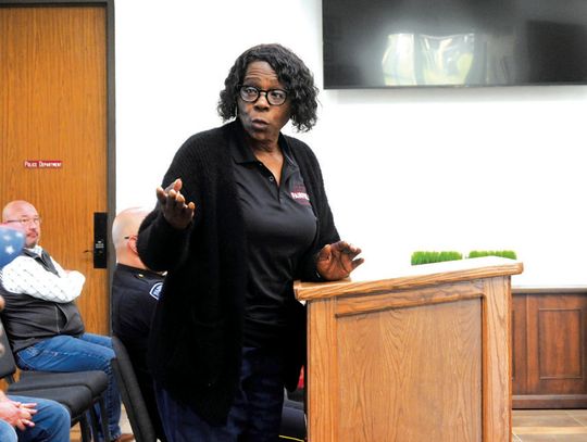 City of Fairfield Code Enforcement Officer Opal Oliver is working hard to help maintain the City of Fairfield. Photo by Mitchell Pate/Fairfield Recorder