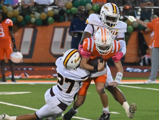 Eagles Defeat Lions 44-6 in District Opener