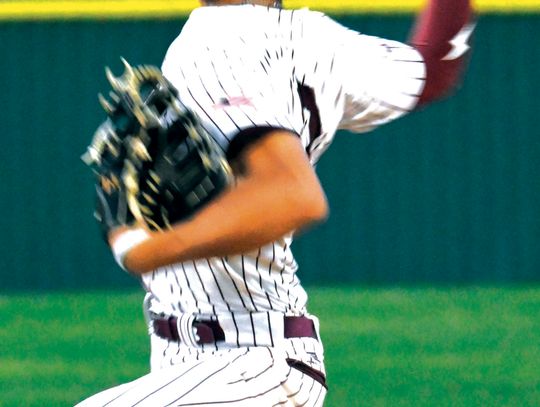 ABOVE: Dylon McGowan waits for the perfect pitch while at bat for the Eagles. Photos by Mitchell Pate/Fairfield Recorder