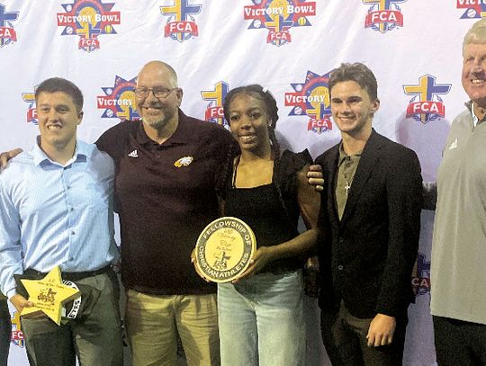 Edwards honored, FHS wins Victory Cup