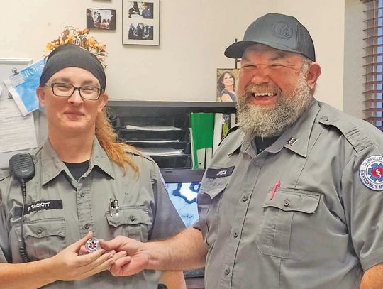 Fairfield EMS Receives Challenge Coins