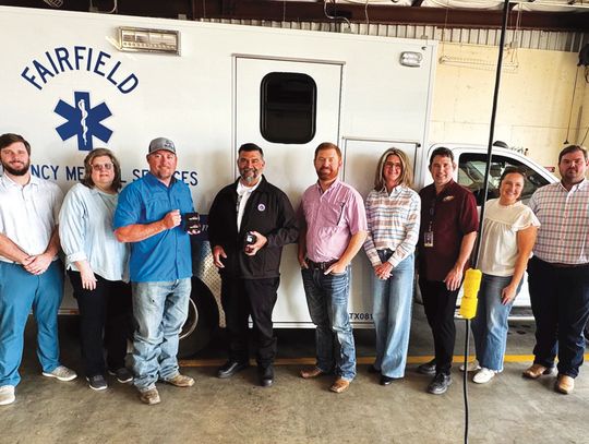 Fairfield Rotary Club donates  angel lights to Fairfi eld EMS