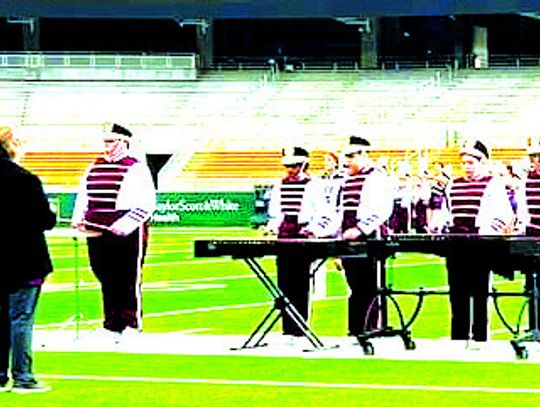The Grand Band from Eagleland competes at the state competition at Baylor University for the first time in school history. Courtesy Photo