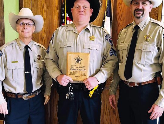 Freestone County Sheriff’s Office honors Darby and Shelton