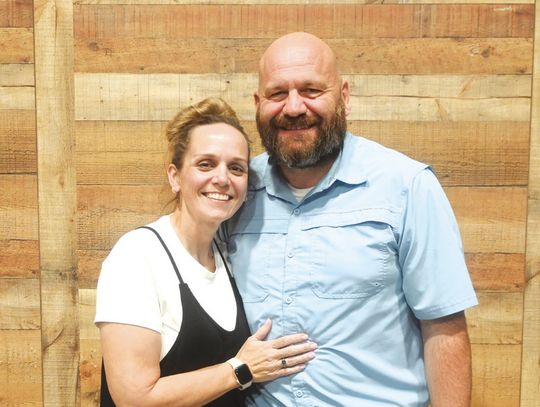 Julie and Chris George have been married for 23 years and say that faith is the foundation of their marriage. Photo by Mitchell Pate/Fairfield Recorder