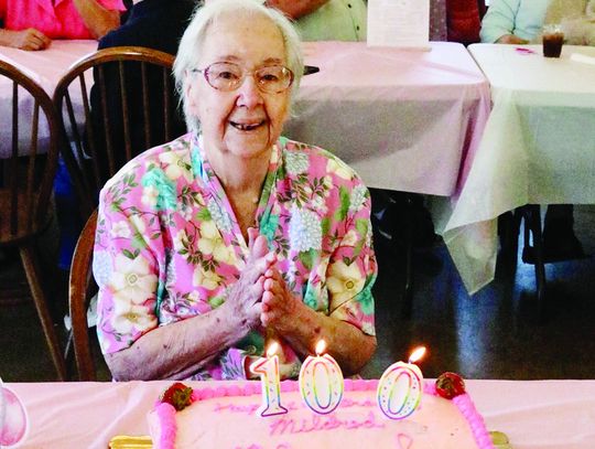 Harris celebrates 100th