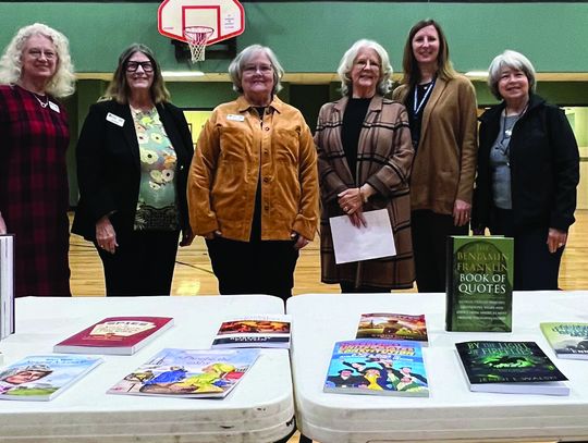 Jonathan Hardin Chapter members include, from left, Cindy Avery, Julia Morton, Patti Gauntt, Nancy McSwane, Marsha Black and Cynthia Allen. IS THERE A PHOTO CREDIT?