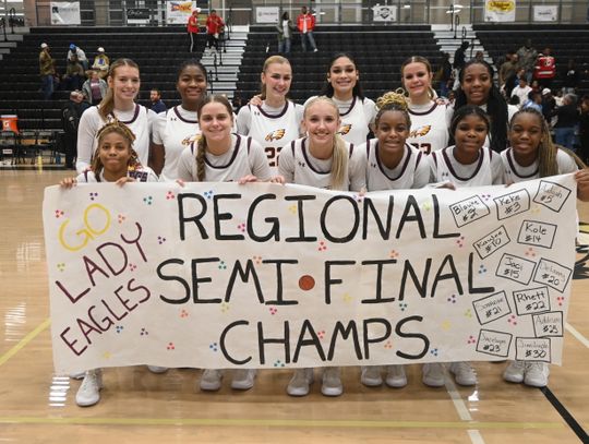 Lady Eagles are regional semifinal champs!