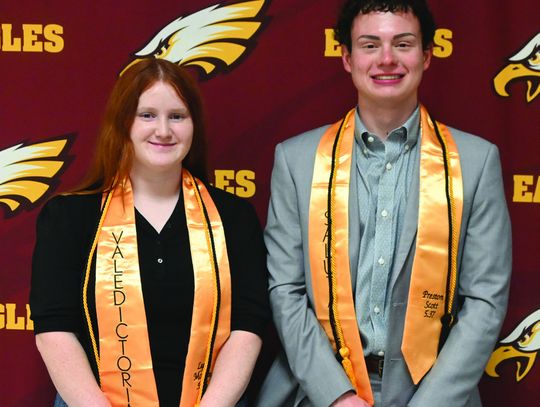 Morgan, Scott named FHS Valedictorian, Salutatorian