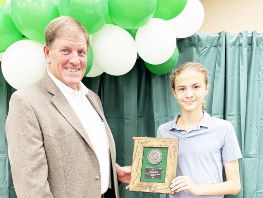 Newsom Grabs 3rd Place in Essay Contest