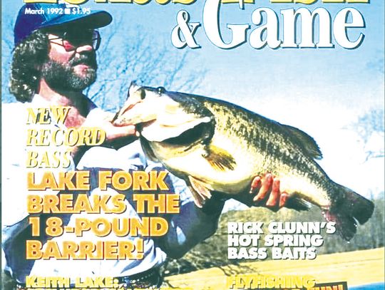 At 38, Barry St. Clair was the talk of Texas bass fishing in the early 1990s when he landed a 18.18 pound state record largemouth at Lake Fork. January 24 will mark the 33-year anniversary of the state’s heaviest bass of all-time. Texas Fish and Game Magazine publisher Roy Neves says the l...