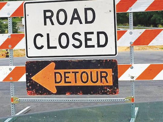 Road closure on FM 80