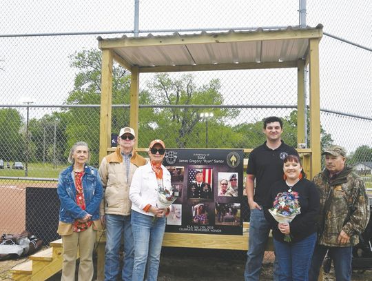 Ryan Sartor Field Named During Opening Ceremony