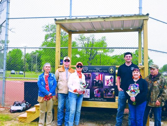 Teague Baseball & Softball Association Names Field “Ryan Sartor Field” at Opening Day Ceremony