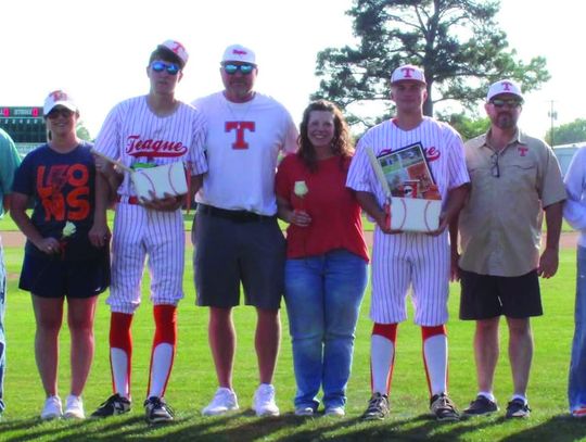 Teague High School baseball senior night