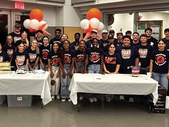 The Teague High School OpGrad Steak Dinner was held on Saturday night, March 29. Fat Rabbit’s BBQ cooked over 600 streaks for the event. When all was said and done, Jacob Harrison won the $5,000. Courtesy Photo