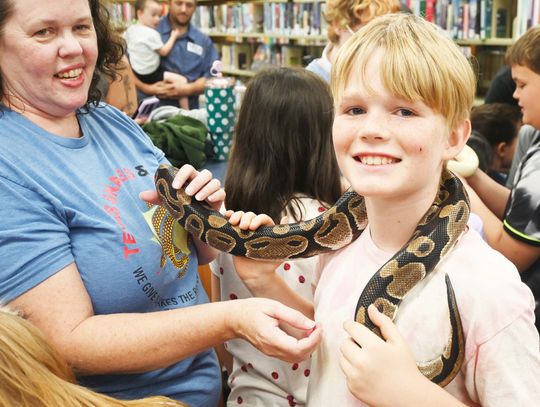 Texas Snakes and More at Fairfield Library