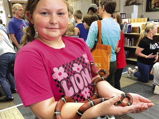 TEXAS SNAKES AT TEAGUE PUBLIC LIBRARY