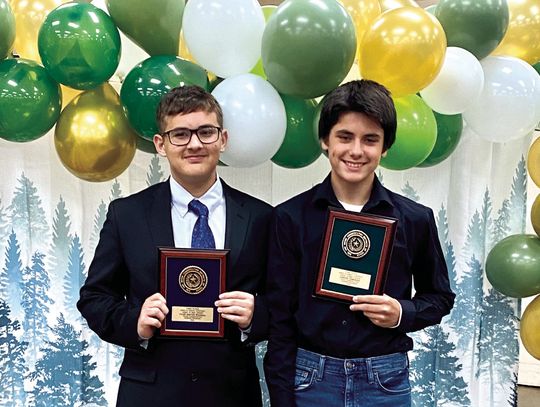 Woodall and Townsend honored at soil and water conservation contest
