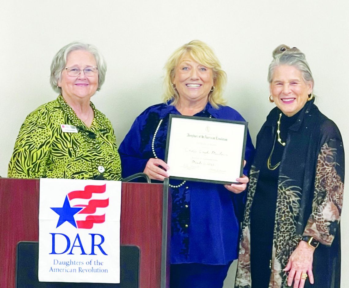 DAR Honors Cross Creek Meadows with Community Service Award