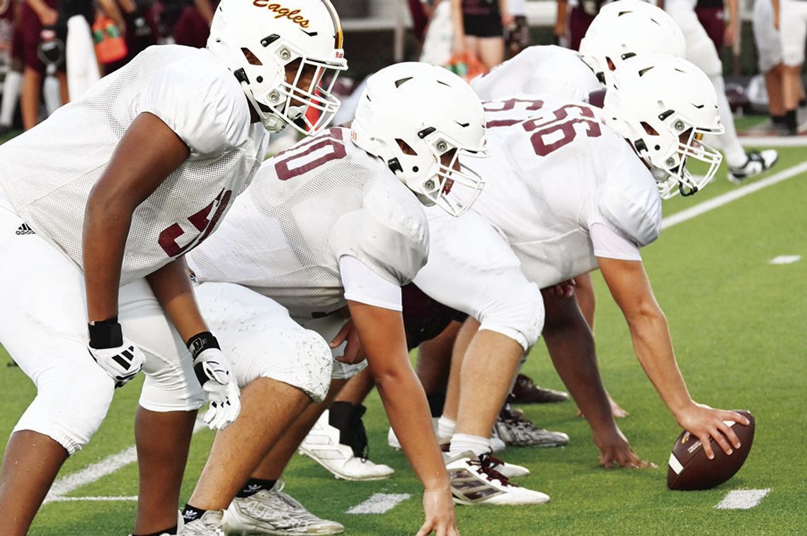 Eagles prep for season with scrimmage