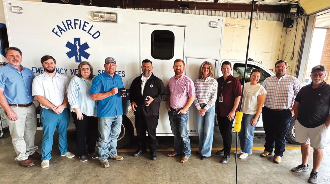 Fairfield Rotary Club donates  angel lights to Fairfi eld EMS