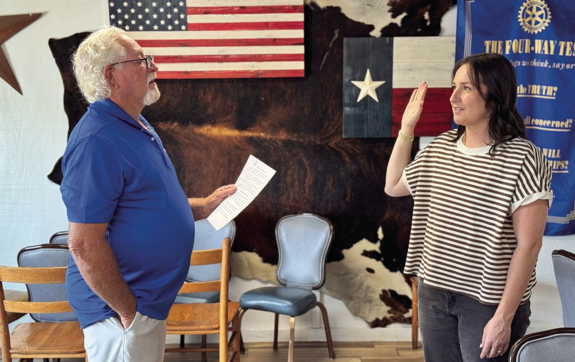 Fairfield Rotary Club Swears in New Officers