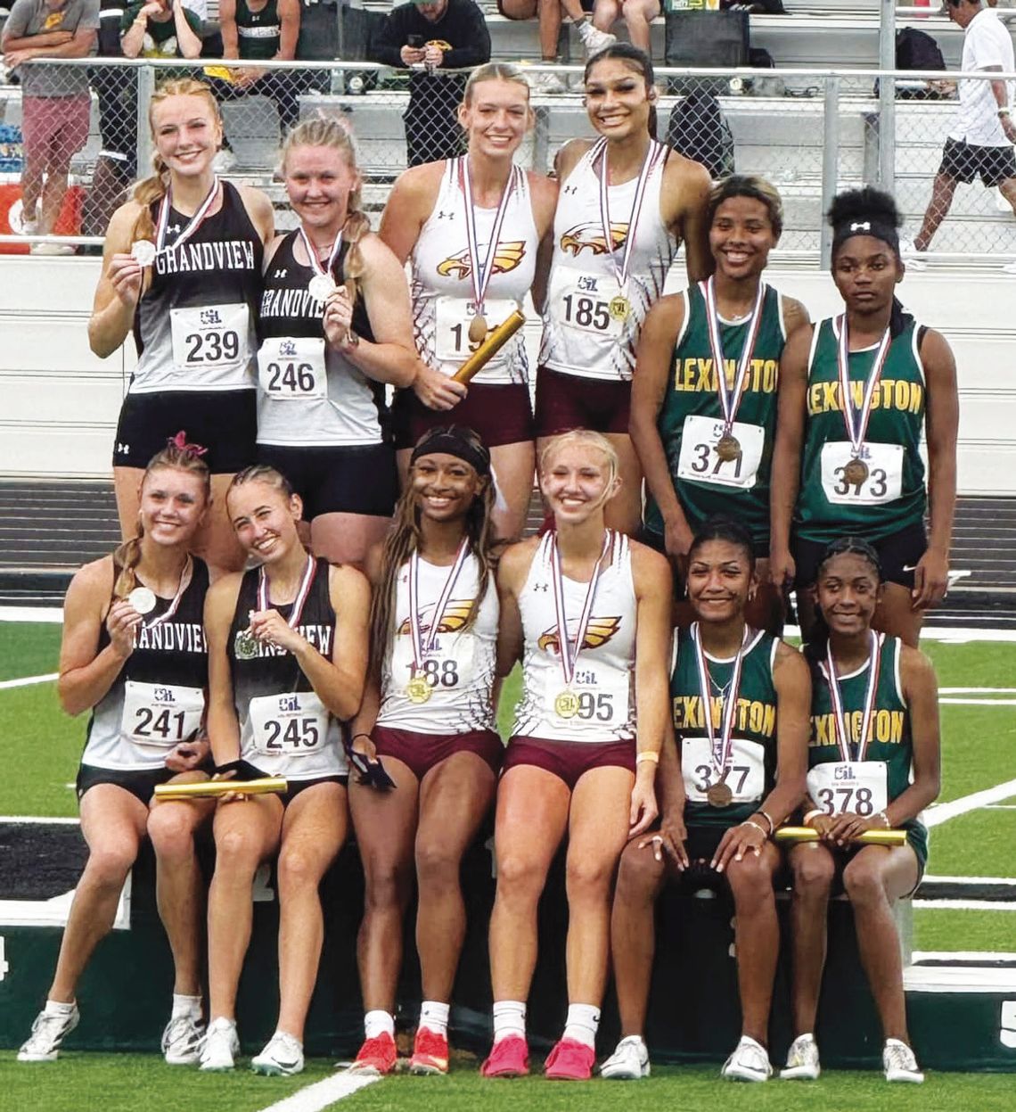 Four Lady Eagles heading to state track