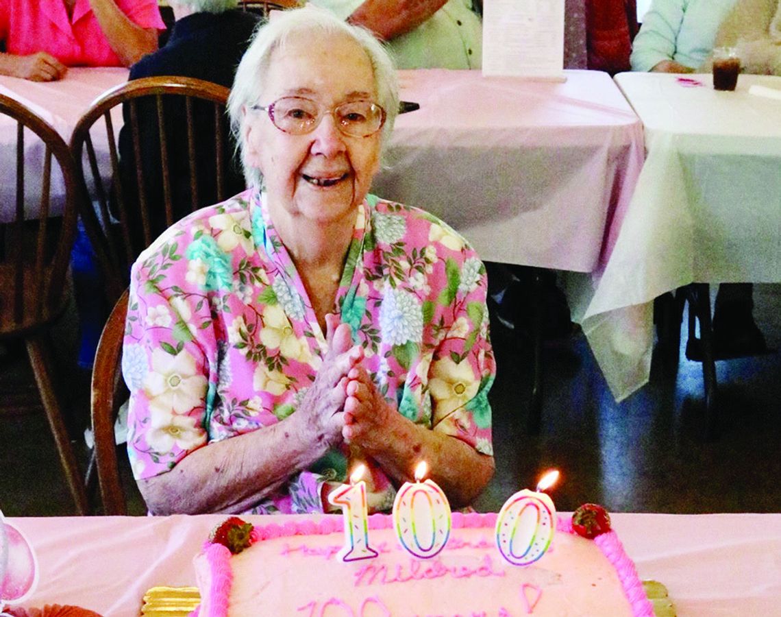 Harris celebrates 100th