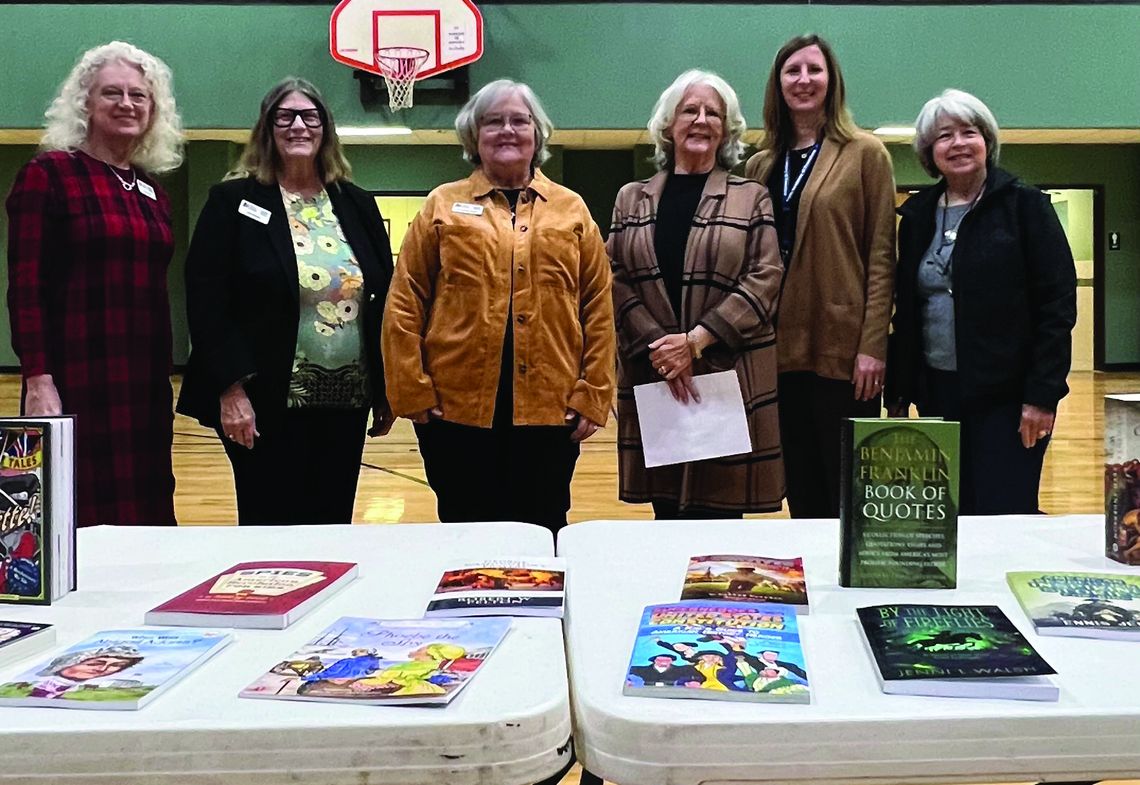 Jonathan Hardin Chapter members include, from left, Cindy Avery, Julia Morton, Patti Gauntt, Nancy McSwane, Marsha Black and Cynthia Allen. IS THERE A PHOTO CREDIT?