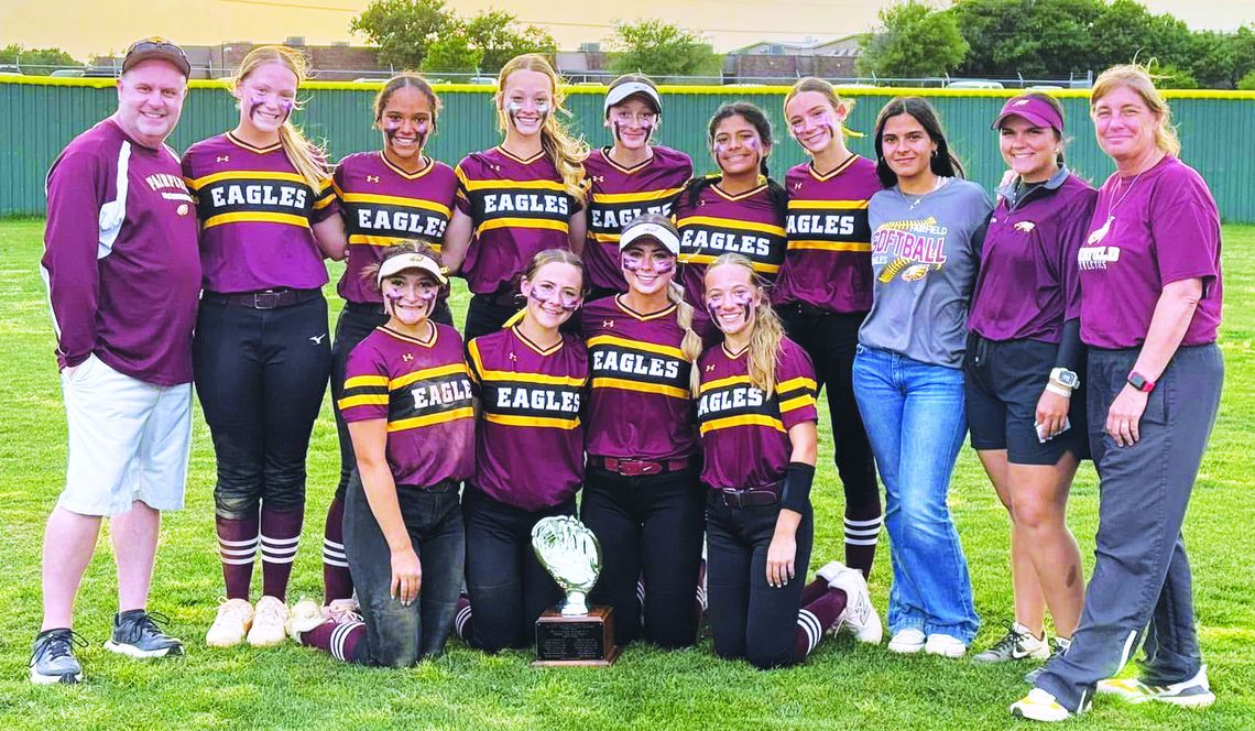 Lady Eagles claim district title