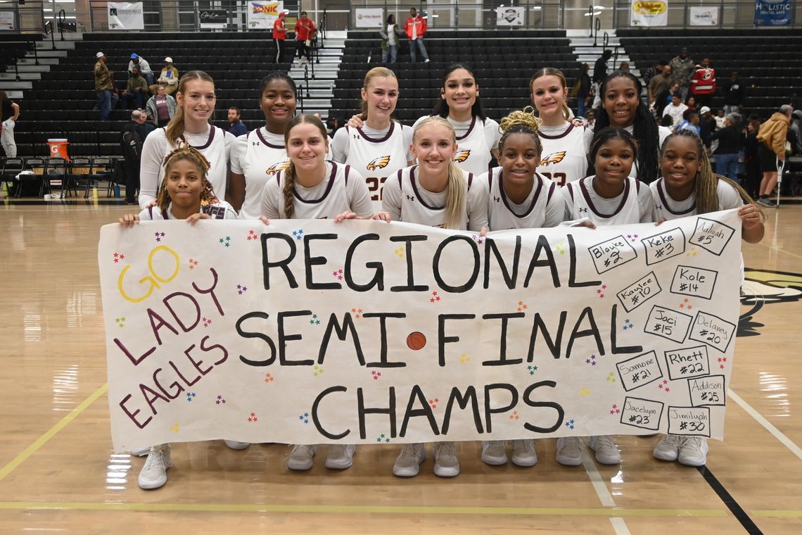 Lady Eagles are regional semifinal champs!