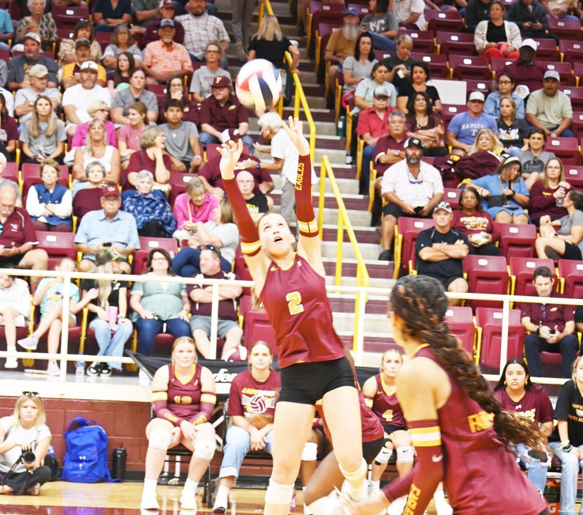 Lady Eagles knock-off Leon in 5; Go 3-1 in West Tourney
