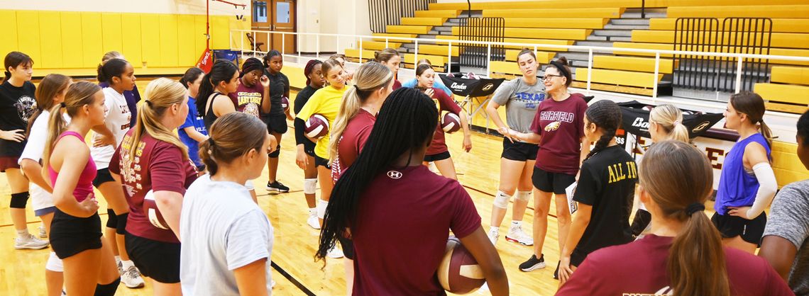 Lady Eagles Start Two-A-Days