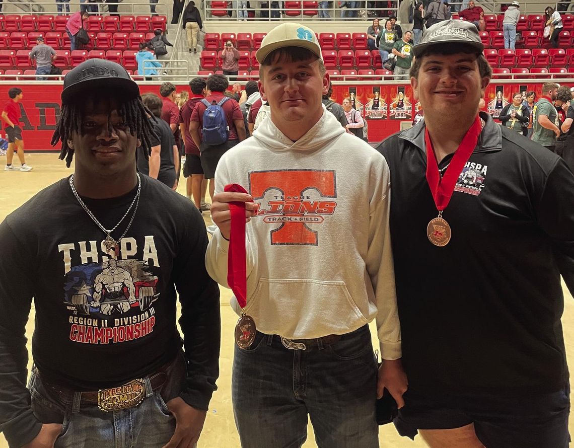 Lions grab third at Fairfield track meet