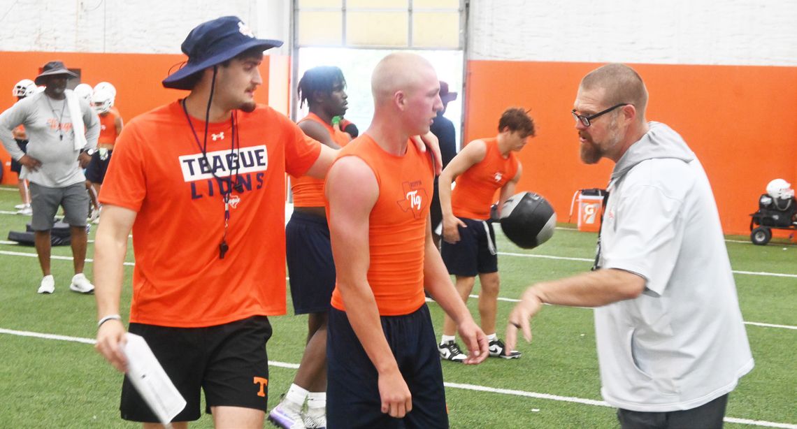 Lions Kickoff Season with Indoor Practice