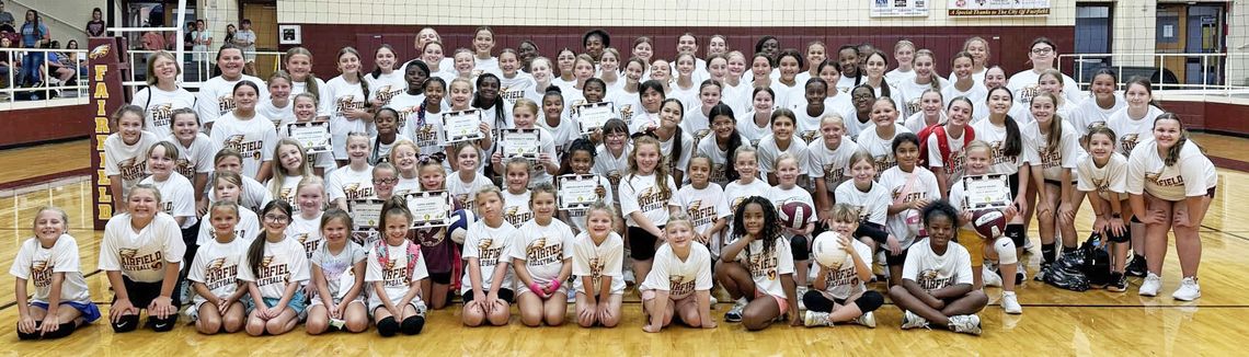 Over 100 girls Attend Lady Eagle Volleyball Camp
