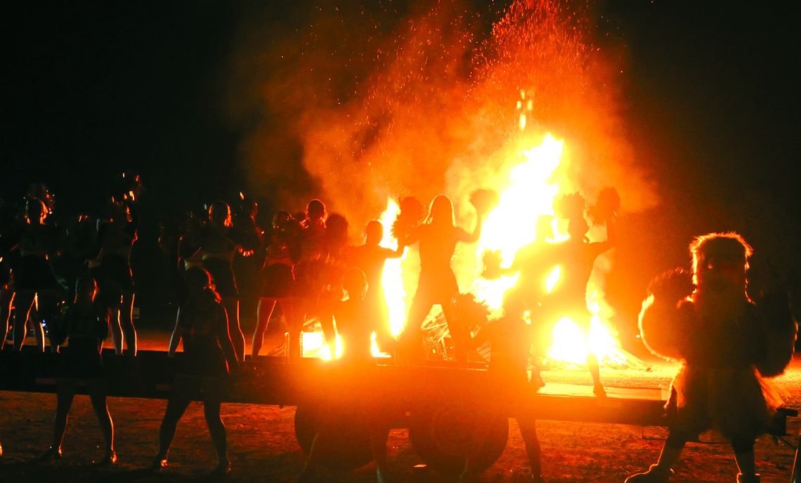 School Spirit ablaze