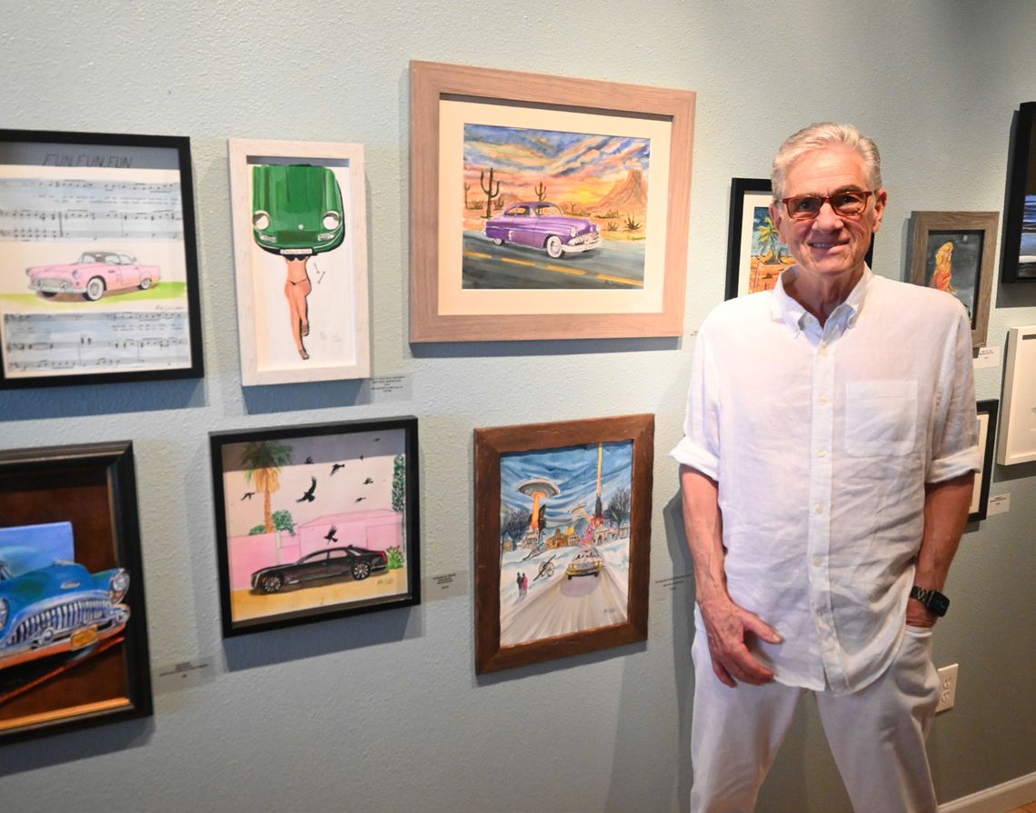 Seale’s Iconic Automobile Artwork on Display
