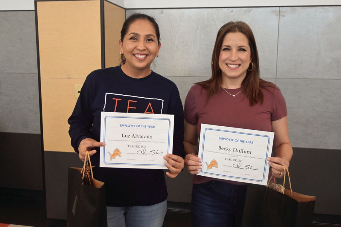 Teague ISD faculty awards