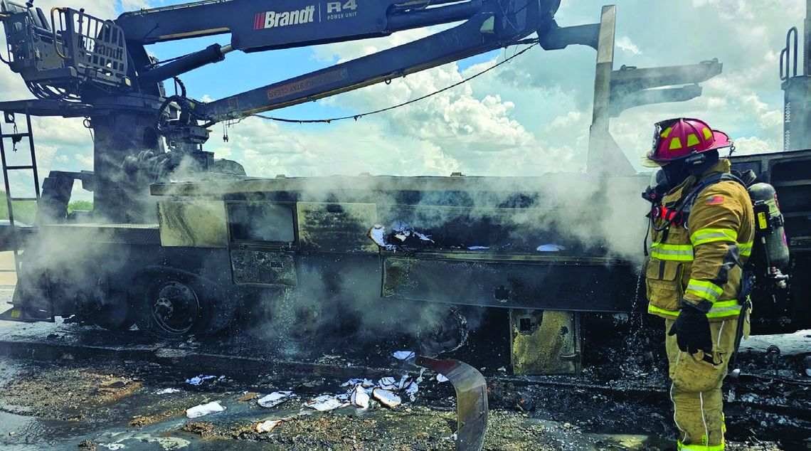 Vehicle Fire Shuts Down I-45