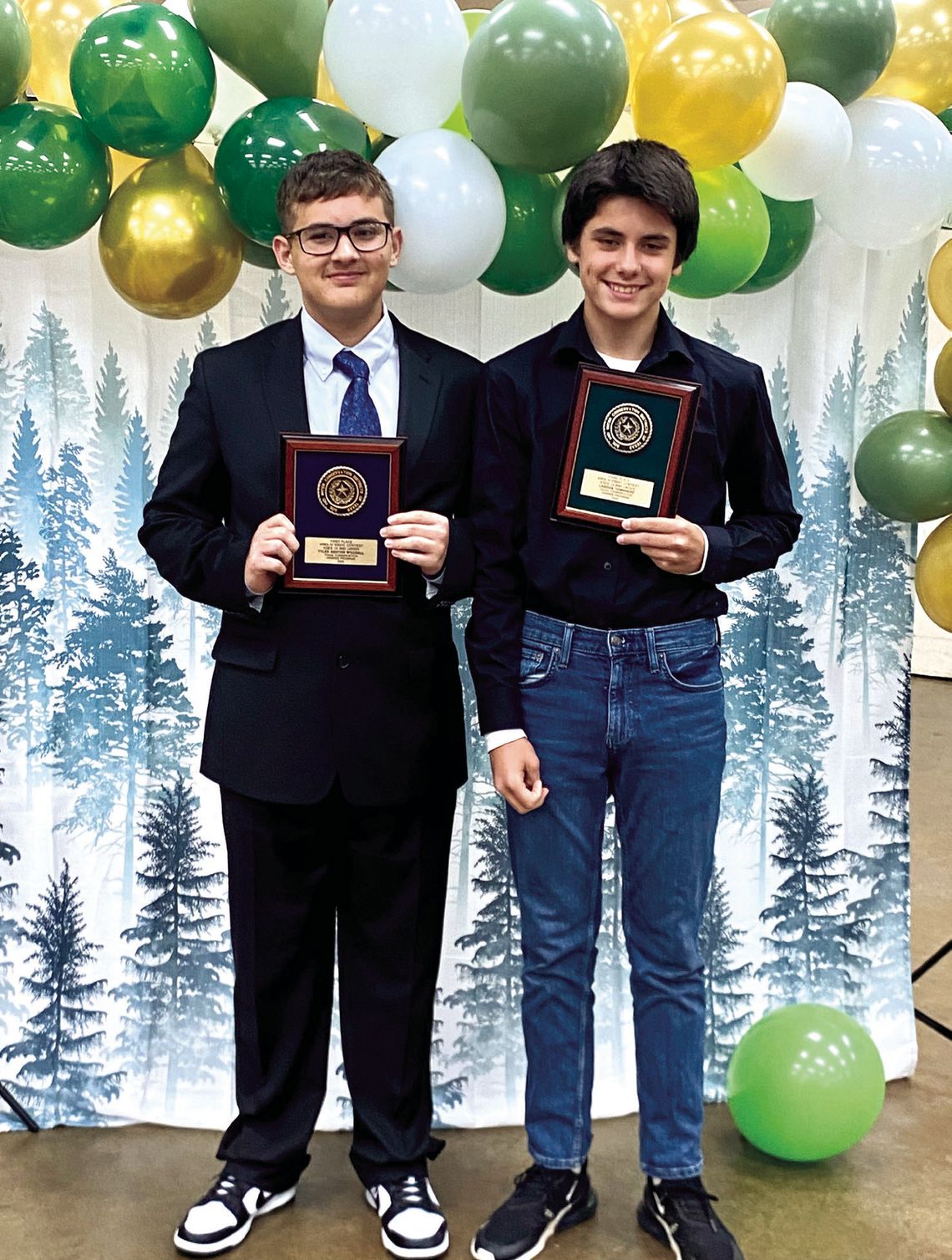 Woodall and Townsend honored at soil and water conservation contest