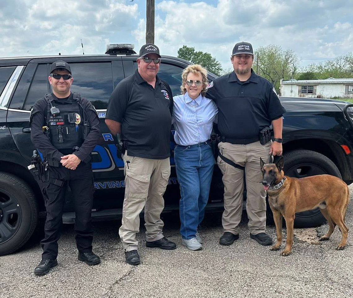 Wortham Police Department introduces Robbie III